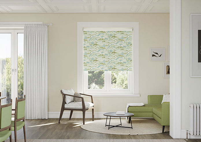 Gabriela, Greengage - Twist&Fit Roller Blind - Image 3